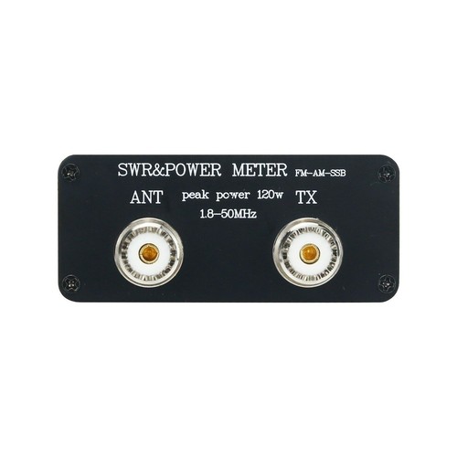 Power Watt Meter SWR & Power Meter Peak Power FM-AM-SSB SWR 1.8MHz-50MHz 120W - Picture 5 of 6