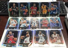 2016-17 Panini Select Silver Prizm Lot 14 w/Kemba Walker, Dwyane Wade, Justise W