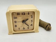 Vintage Telechron Little Tele Alarm Ashland Mass. USA Electric Clock Model 7H137