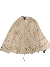 New With Tags Roberto Cavalli Suede Jacket Uk 8