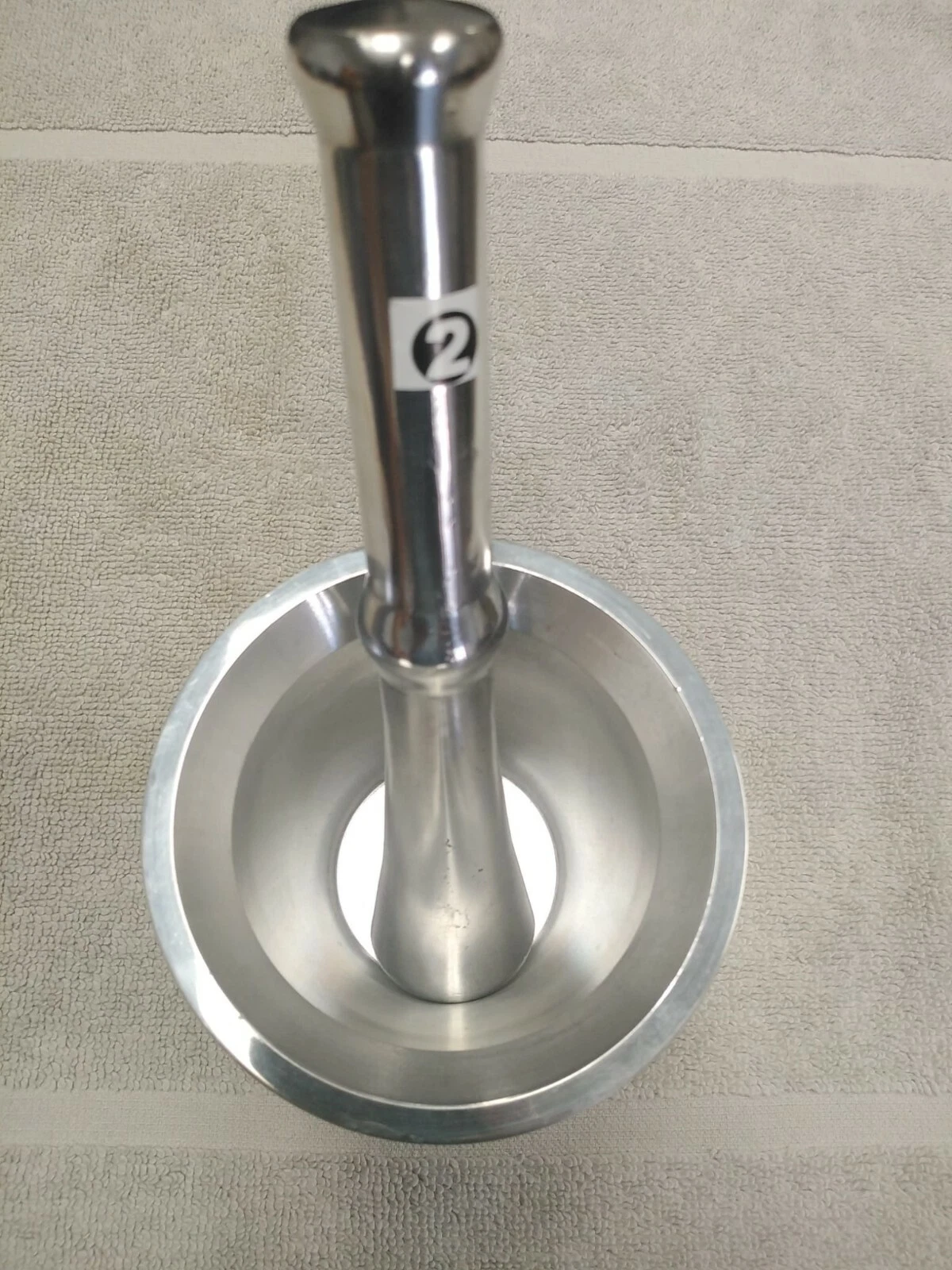 Aluminium Mortar and Pestle # 2 / Spice Herb Grinder Khal Dasta -