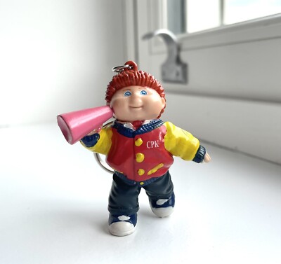 Vintage 1996 Cabbage Patch Kinder Figur Puppe Schlüsselanhänger