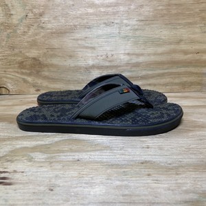 black vans flip flops