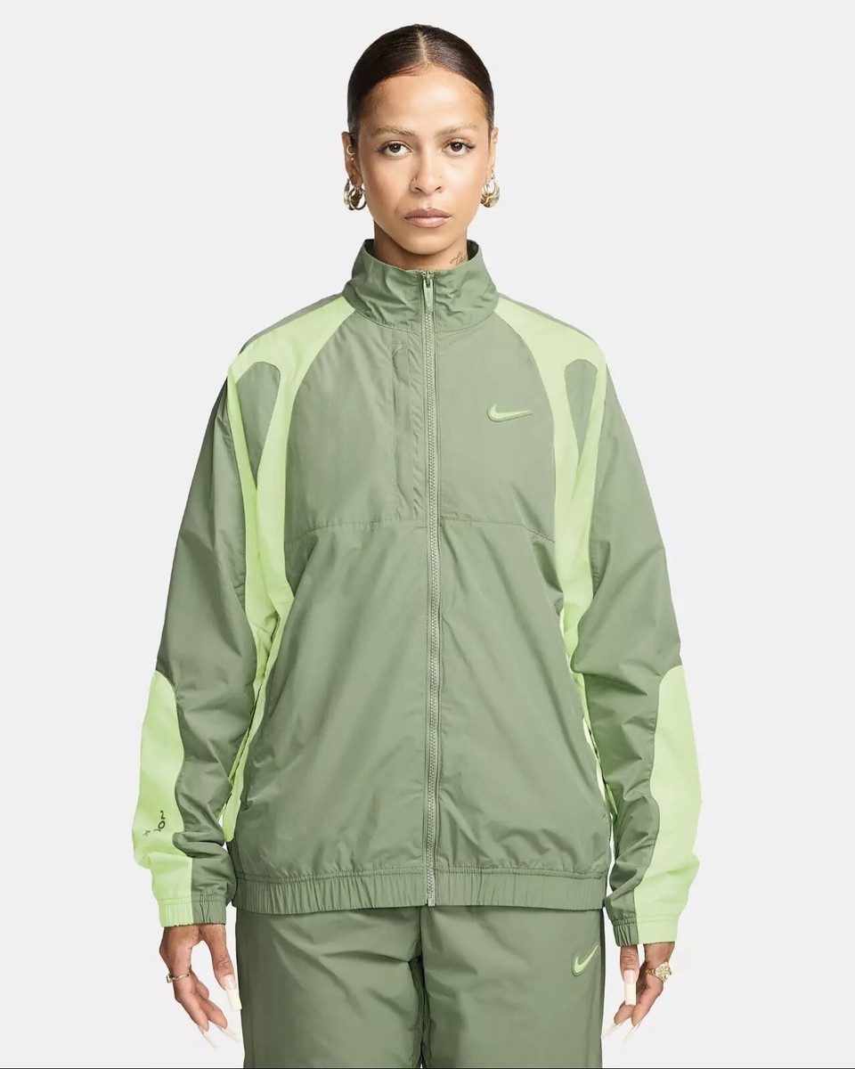 Nike x NOCTA Northstar Nylon Tracksuit Jacket Oil Green Size XL