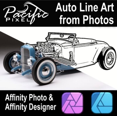 Blackline for Affinity Photo and Affinity Designer - Line Art from Your Photos