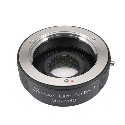 Upgraded version Lens turbo II adapter for Minolta MD lens to m43 GH GX GF OM-D