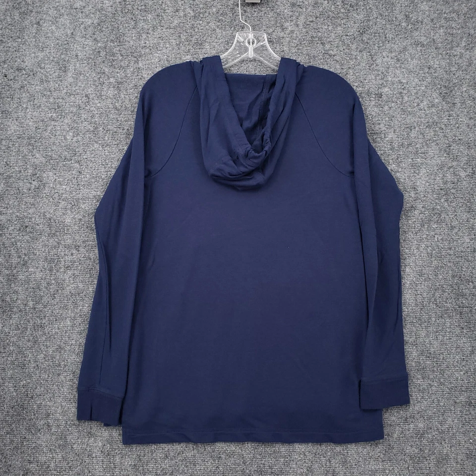 Sudadera con Capucha Lilly Pulitzer Para Mujer S Pequeña Azul Lujo Sudadera Terry Cordón Foto 2 de 4