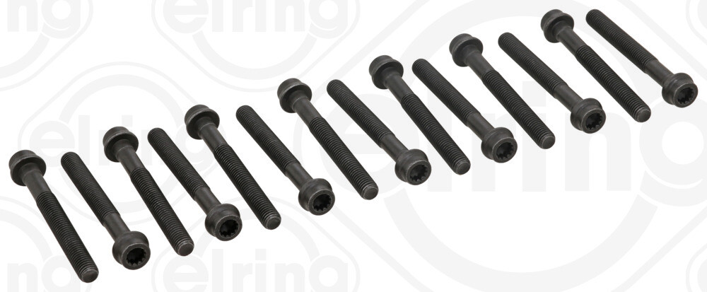 ELRING 819.965 Bolt Kit, cylinder head for MERCEDES-BENZ,PUCH