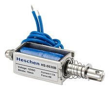 Hechen solenoid electromagnet HS-0530B DC12V 4N 10mm stroke push pull type open
