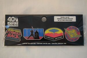 Star Wars 40th The Empire Strikes Back 4 Pin Set Target Exc LE 500 NEW *IN HAND*