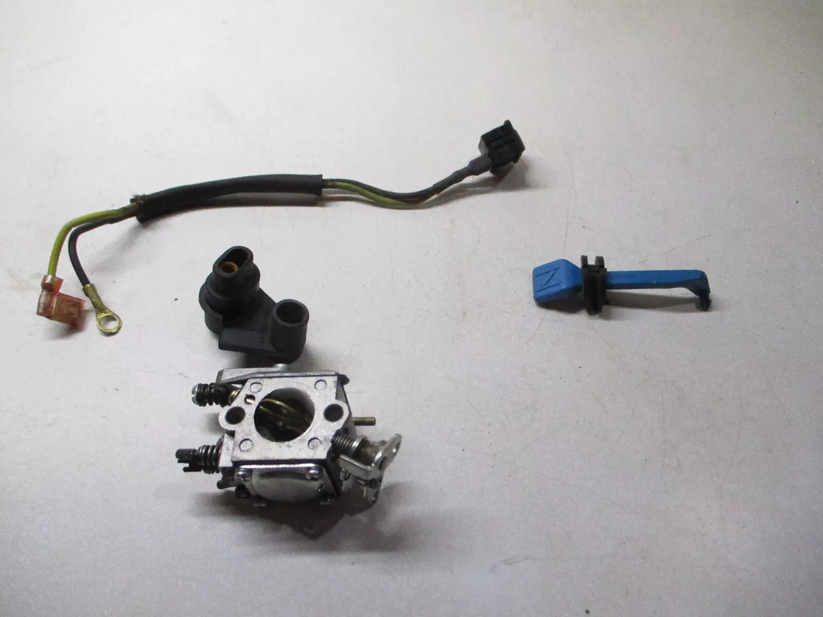 Poulan Pro 221 38cc Chainsaw Carburetor with Choke Lever Shutoff Switch Parts