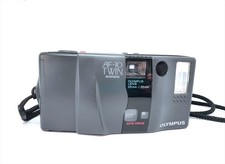  Good  Olympus AF-10 Twin Quartz Date Point  Shoot Film Camera fm JAPAN 3204