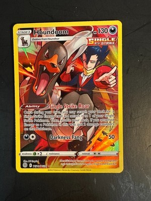 2025 Pokemon SWSH Brilliant Stars Houndoom TG10 /TG30 Full Art Trainer Gallery