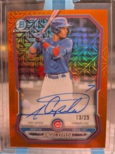 2026 Bowman Angel Cepeda Orange Mojo Refractor Auto #BMA-AC Cubs Mega Box /25