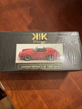 KK Scale 1/18 Scale KKDC180451 - 1989 Porsche 911 3.2 Speedster - Red
