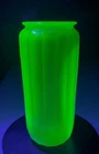 Steuben Carder Era Jade Green Optic Ribbed Glass Vase Shape 7415 Extremely Rare!