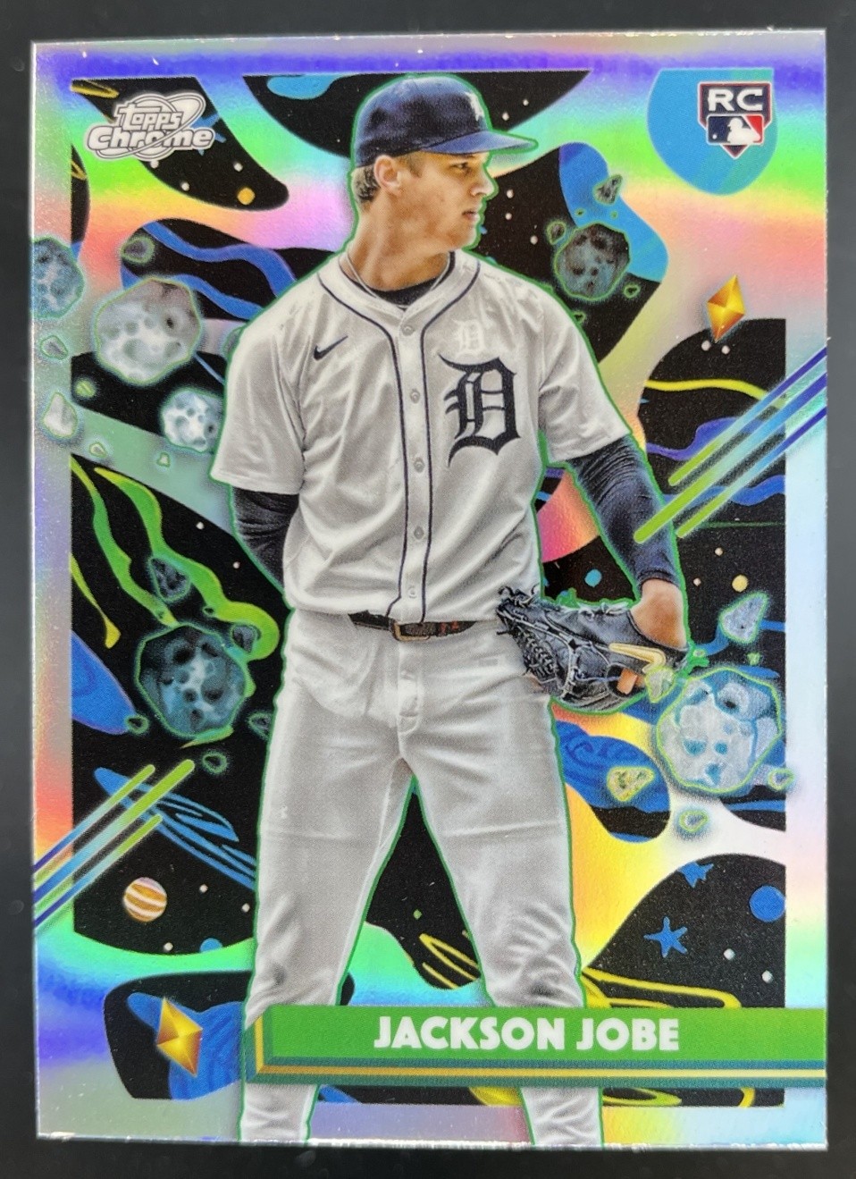 2025 Topps Cosmic Chrome Jackson Jobe RC Refractor SP Tigers #142