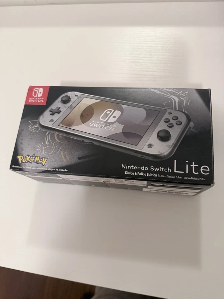 Nintendo Switch Lite Dialga y Palkia Edición Limitada con Caja Foto 3 de 4