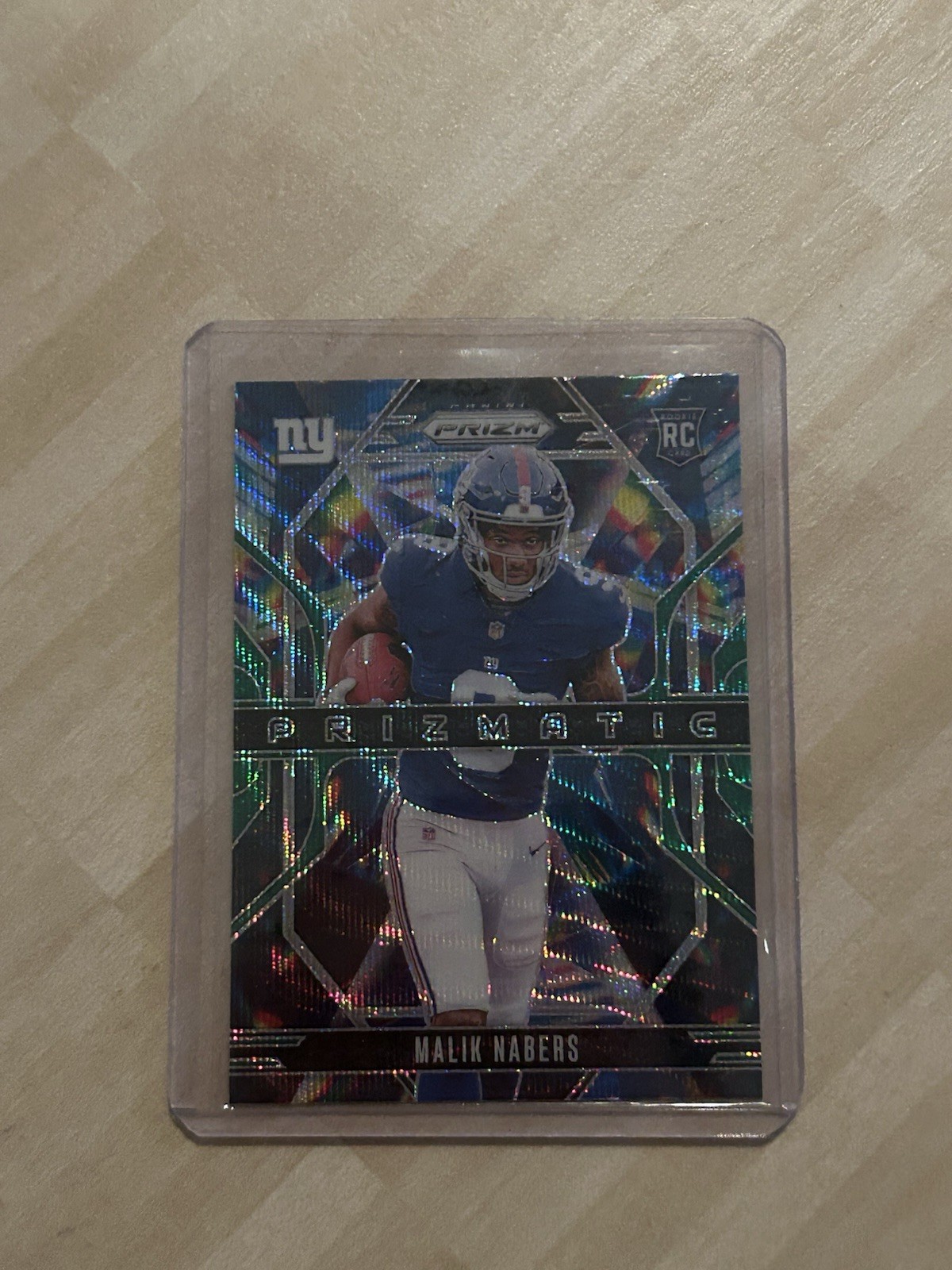 2024 Panini Prizm - Prizmatic Malik Nabers #13 Green Wave Prizm (RC)