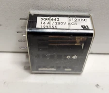 NEW NO BOX! ELESTA 16A 250V DPDT 120V COIL RELAY SGR662-12VDC