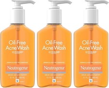Oil-Free Acne Wash, Acne Fighting Facial Cleanser with Salicylic Acid Medicine