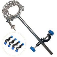 4 Pcs Aluminum Cross Clip Laboratory Stand Clamps Accessories Holder Adjustable