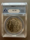 1896 Morgan Silver Dollar  AU 58