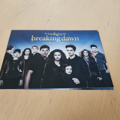 Twilight Saga Breaking Dawn part 1 & 2 Sammlerpostkarten Set