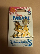 2025 Disneyland 70th Parade Through the Years Lion King Simba Float LE Pin NEW!
