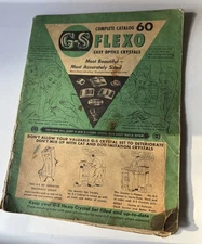 Vintage 1950s GS GERMANOW-SIMON #60 Watch Crystal Catalog Reference Guide