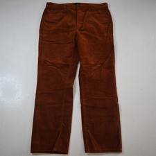 Talbots 10 Orange Corduroy Straight Leg 5 Pocket Womens Pants