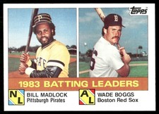 1984 Topps #131 Bill Madlock | Wade Boggs HOF [NM] [Base Set Baseball Card]
