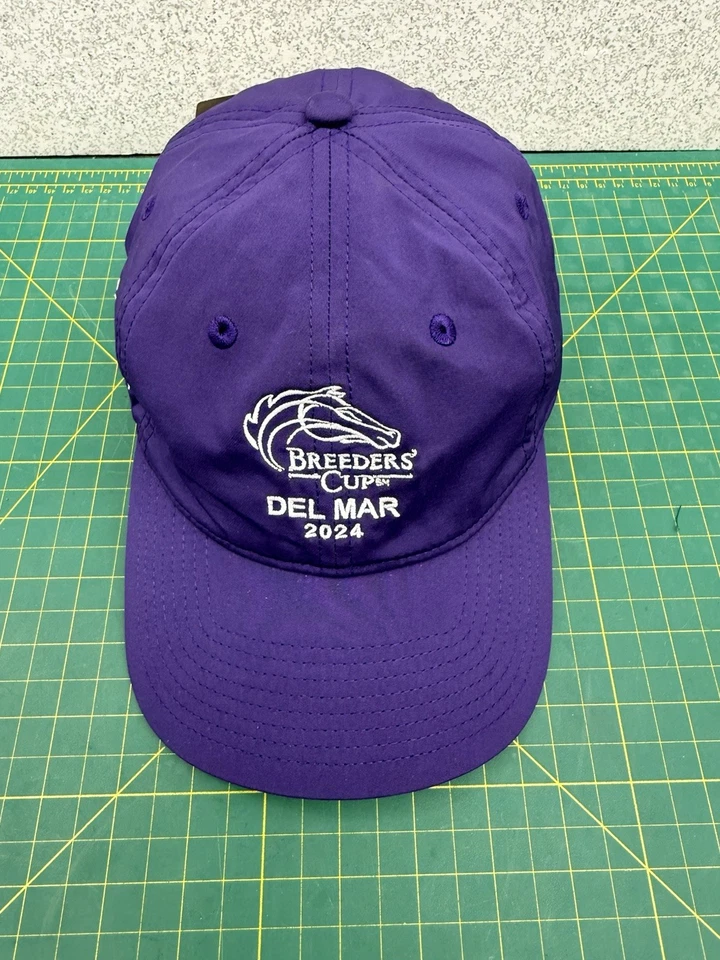 Gorra Breeders’ Cup 2024 Del Mar púrpura bordada carreras de caballos - por el juego Foto 3 de 4
