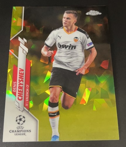 Denis Cheryshev 2019-20 Topps Chrome Sapphire UEFA Yellow 12/99 #72