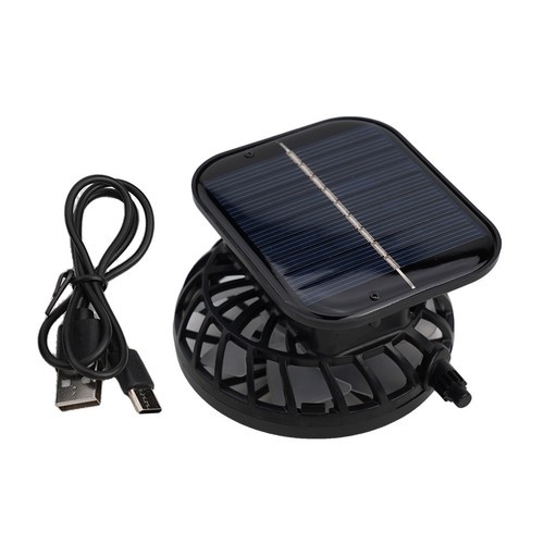 Enhanced Ventilation with the Solar Charging Fan Hat and USB Power Option - Picture 5 of 12