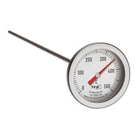 TFA Dostmann Profi Backofenthermometer, 14.1035.60, Aus Edelstahl, Mit Langem Te
