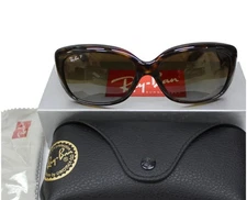 Ray-Ban Jackie Ohh Havana Brown Frame Gradient Polarized RB4101 Sunglasses NEW