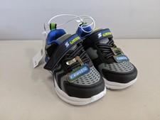 Skechers Sport Lights Double Ace Blue Kids Youth Sneakers Shoes Size 6