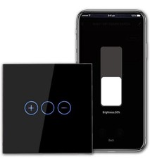 WLAN Dimmschalter für dimmbare LED-Leuchten - Smart Touch Lichtschalter Arbei...