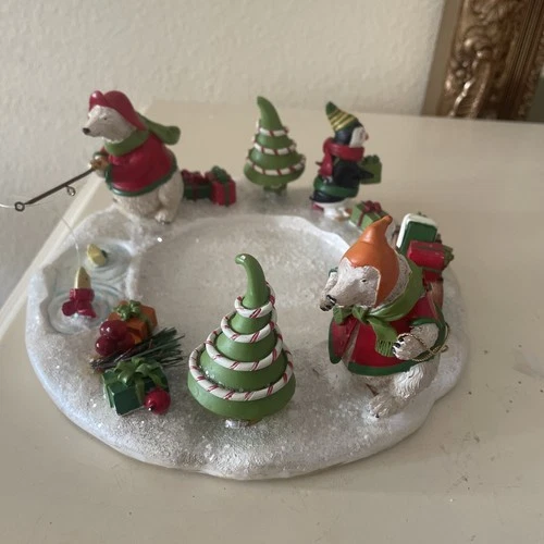 Yankee Candle Holiday Family Collection Candle Holder Base trees,  Animal, Fish - product listing photo