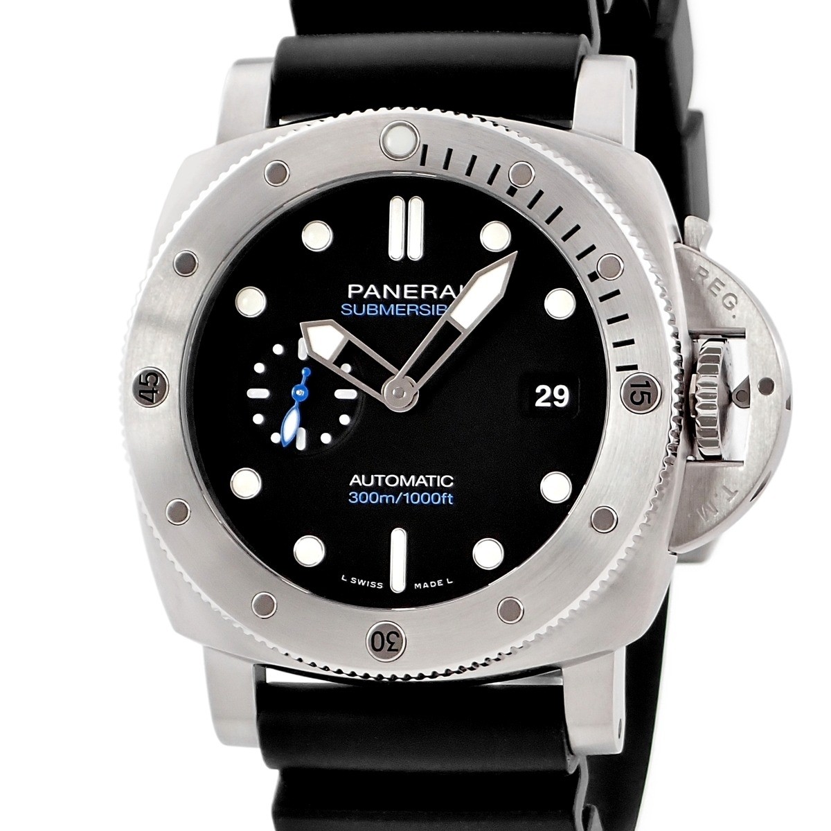 Panerai Submersible Date Luminous Hands/Markers PAM01229 Black TO3313833