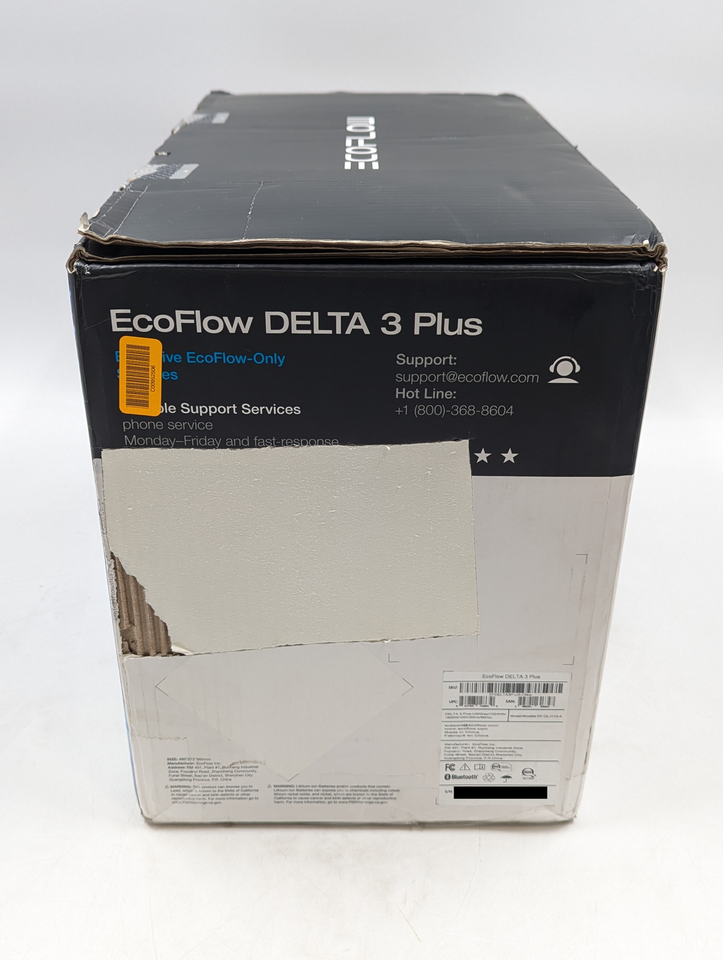 Portable One Plus Open EcoFlow DELTA 3 Plus 3600W Portable Power Station (EF-DL-H10-4) Gray | eBay