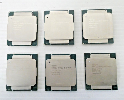 Lot of 6 Intel Xeon E5-2609V3 SR1YC 1.90GHz