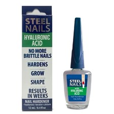 Nuevo endurecedor de uñas de acero Amen con capa base de ácido hialurónico de 0,4 oz 🇺🇸.