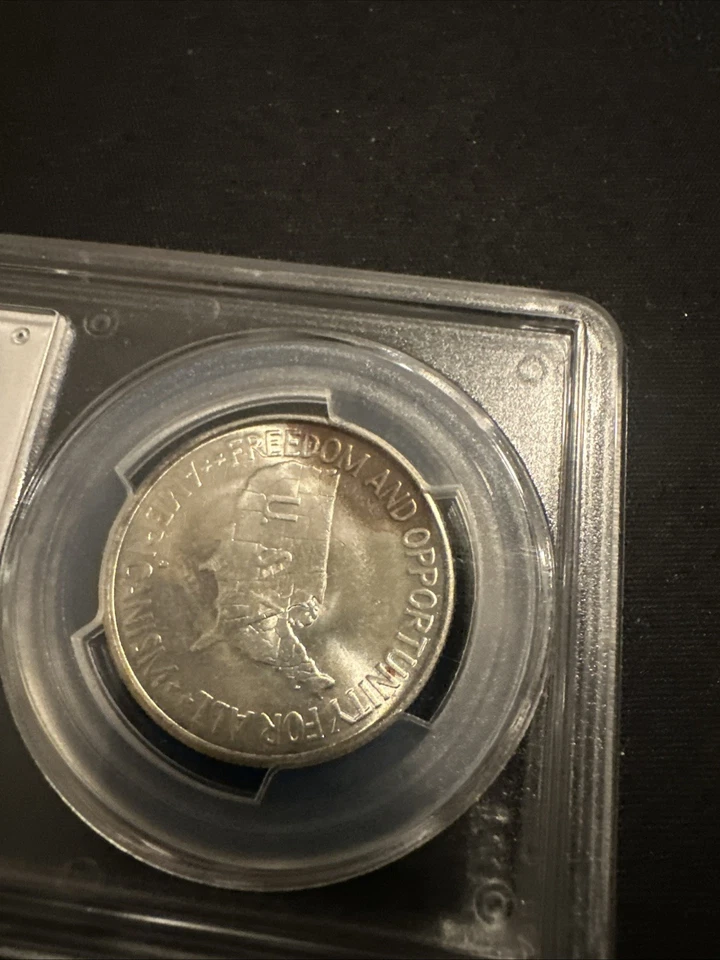 1952 50C Washington-Carver Silver Commemorative, PCGS MS66,  toned  - Image 4 of 4