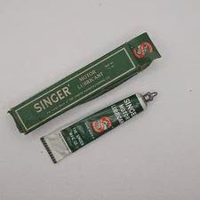 VTG Singer Sewing Machine Motor Lubricant Tube .5 oz Pliable Compound with Box
