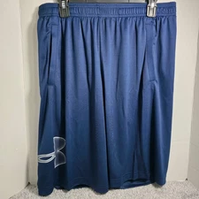 Under Armour Men’s UA Tech Graphic Shorts Size LT Academy/Steel 1306443-409 NEW