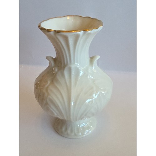 Lenox Bud Vase Elfin Collection 24K Gold Trim 4.5" Tall -Made In USA - Picture 3 of 8