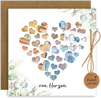 BOYATONG Hochzeitskarte Geldgeschenk mit Umschlägen, Originelle Geldgeschenk ...