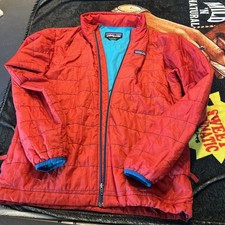 PatagoniaKids Nano Puff Brick Quilted Pimento red Jacket Size XL